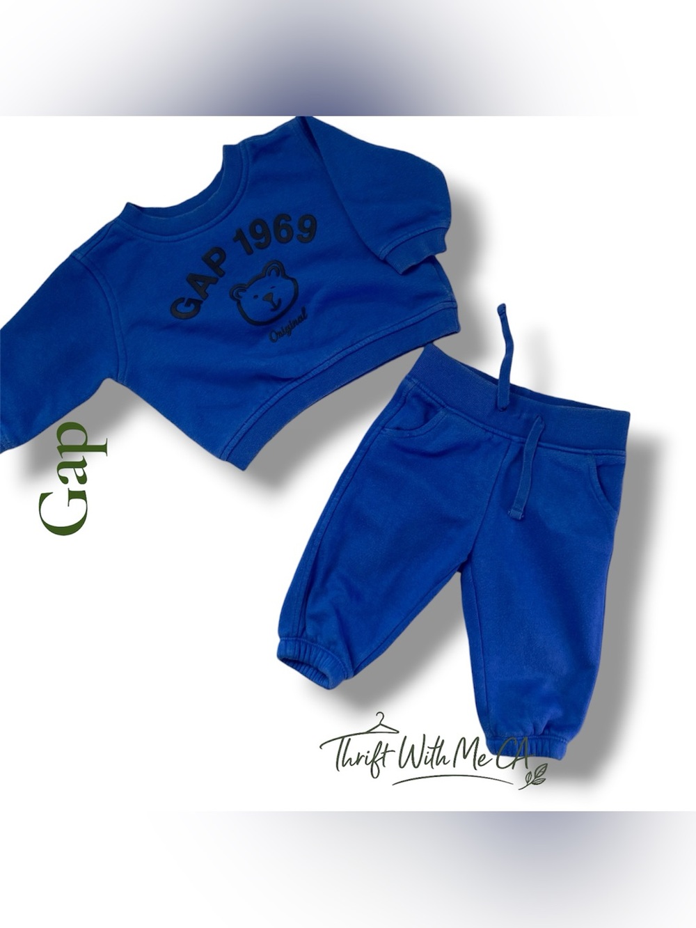 GAP Royal Blue Sweatshirt and Joggers Set